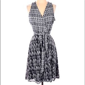 New York & Company black tie A line dress, M